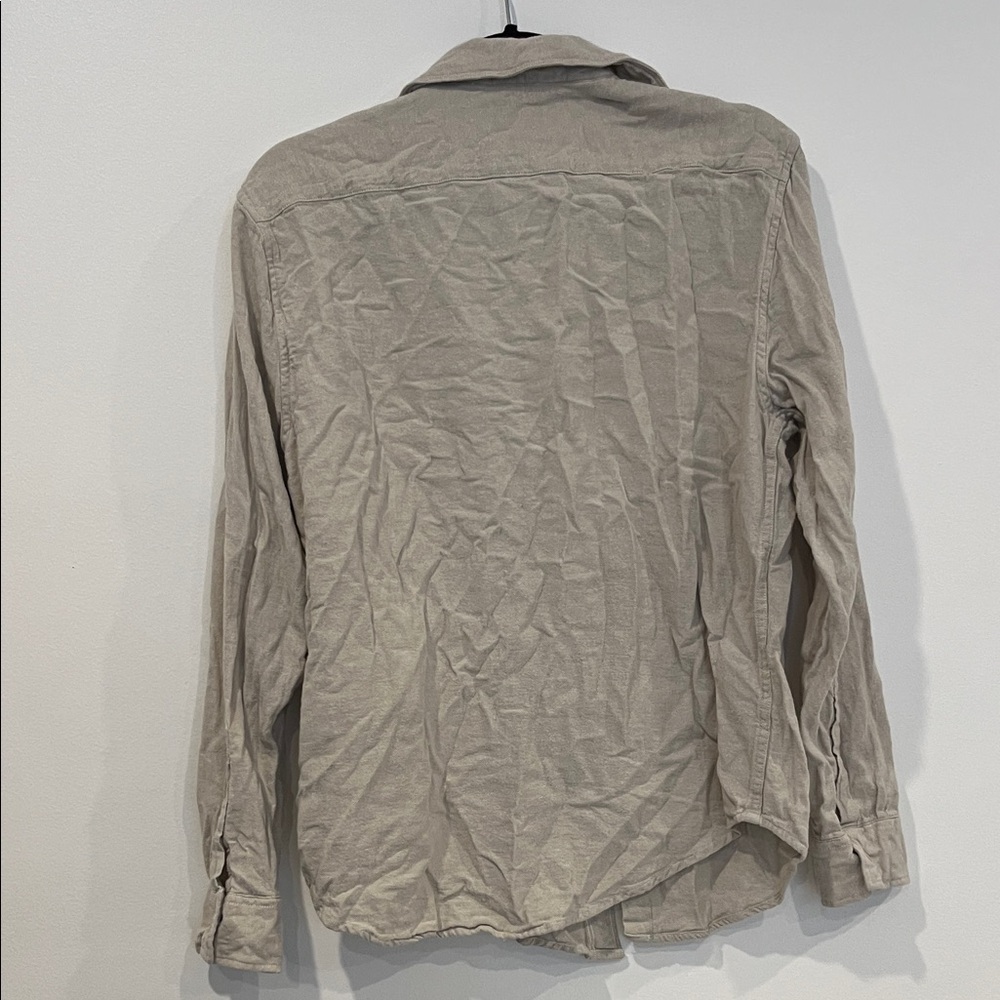 Beige Button-Up Shirt - Picture 2 of 2